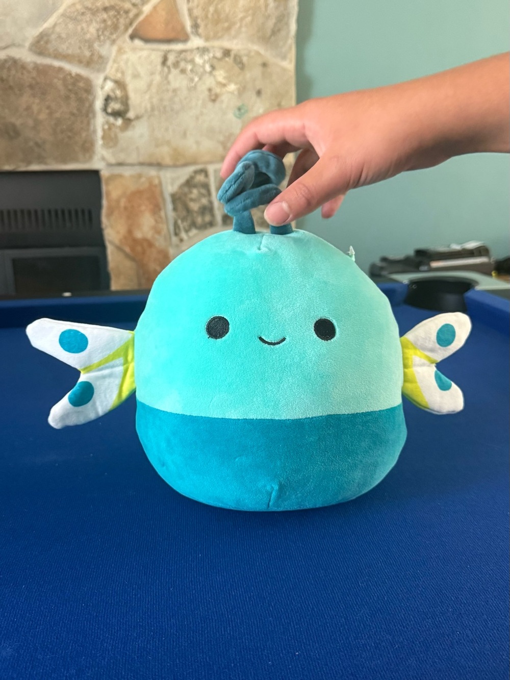 Squishmallows Aqua & Teal Fish Plush
